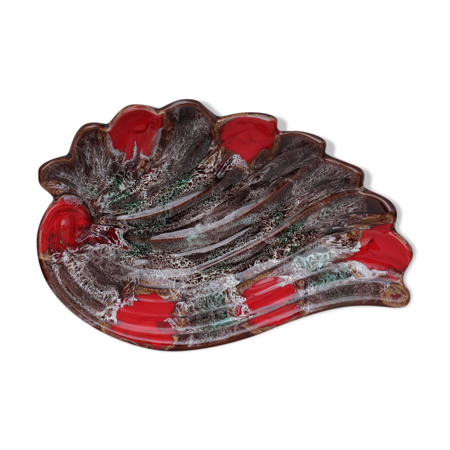 Vallauris ceramic fruit dish or cup