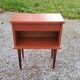 Bedside of the 60s in mahogany conical feet
