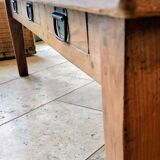 Solid oak coffee table