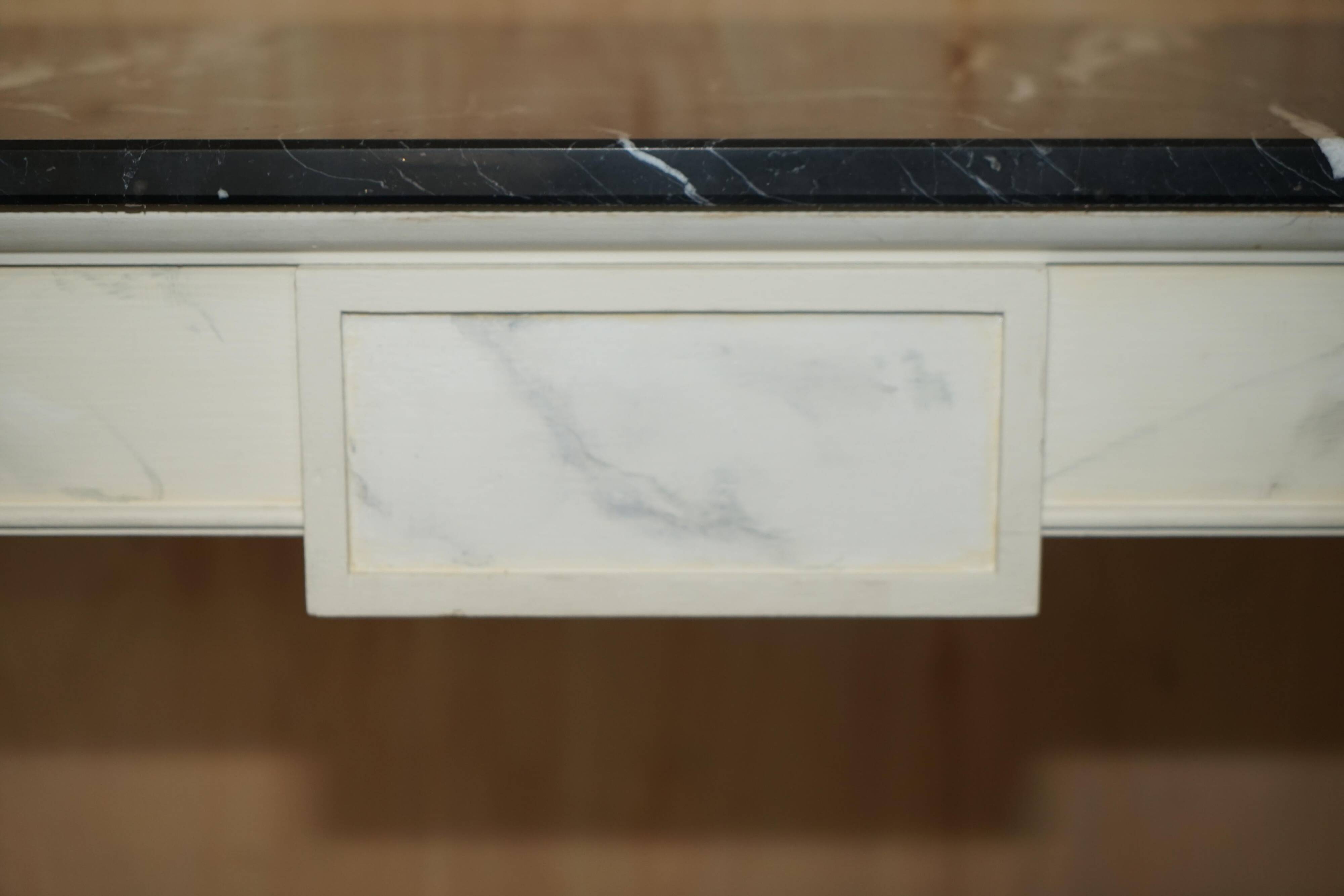 Pair of marble top consoles Spencer House, Edwardian style