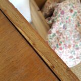 Console ou bureau vintage pieds compas