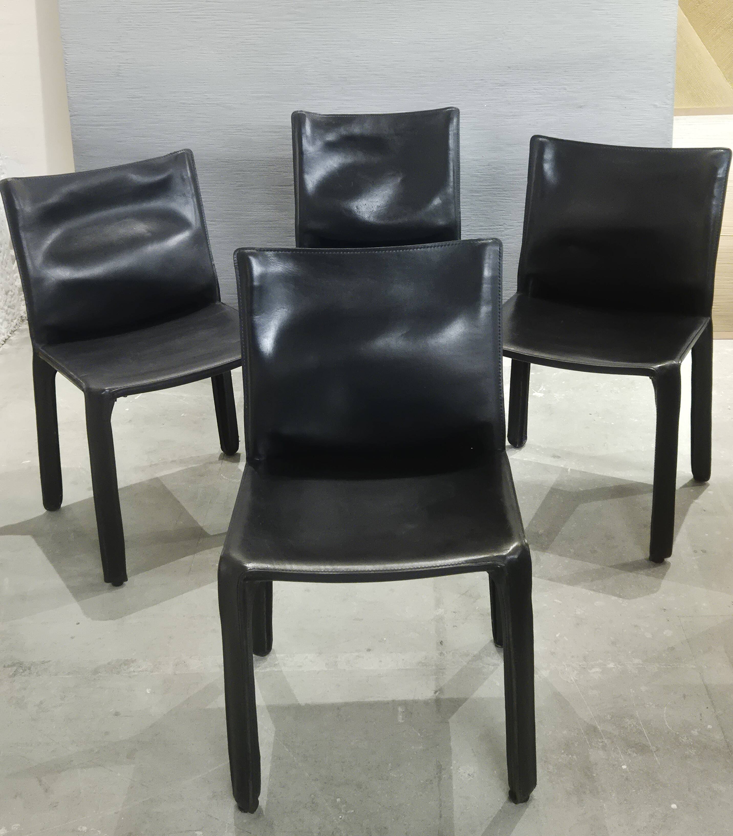 CAB 412 chairs by Mario Bellini for Cassina