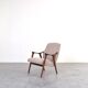 Mid-Century „Tenor” Teak & Boucle Armchair from Møre Lenestolfabrikk, 1960s