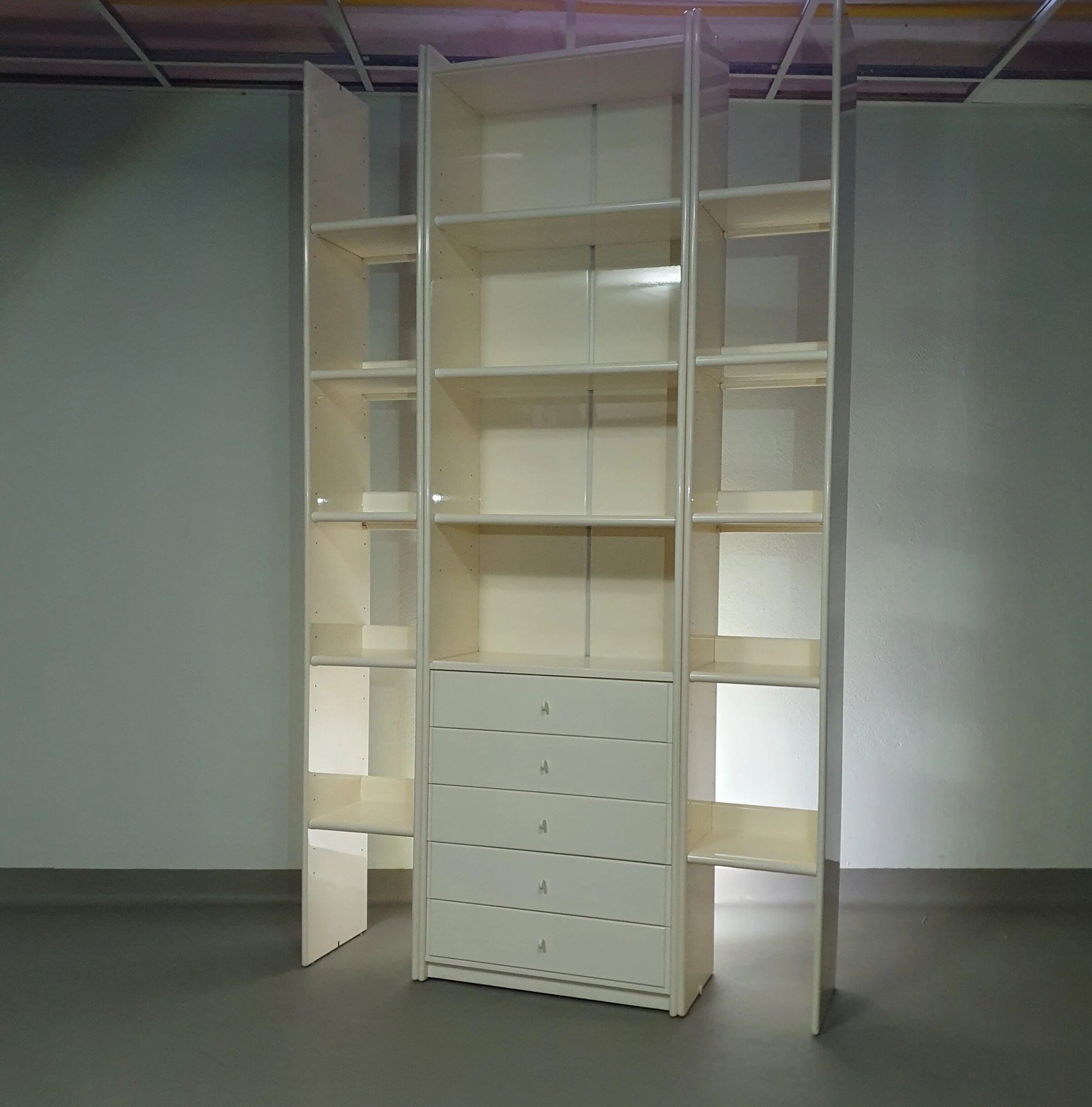 Italian "Olinto" bookcase / room divider by Kazuhide Takahama for B&B