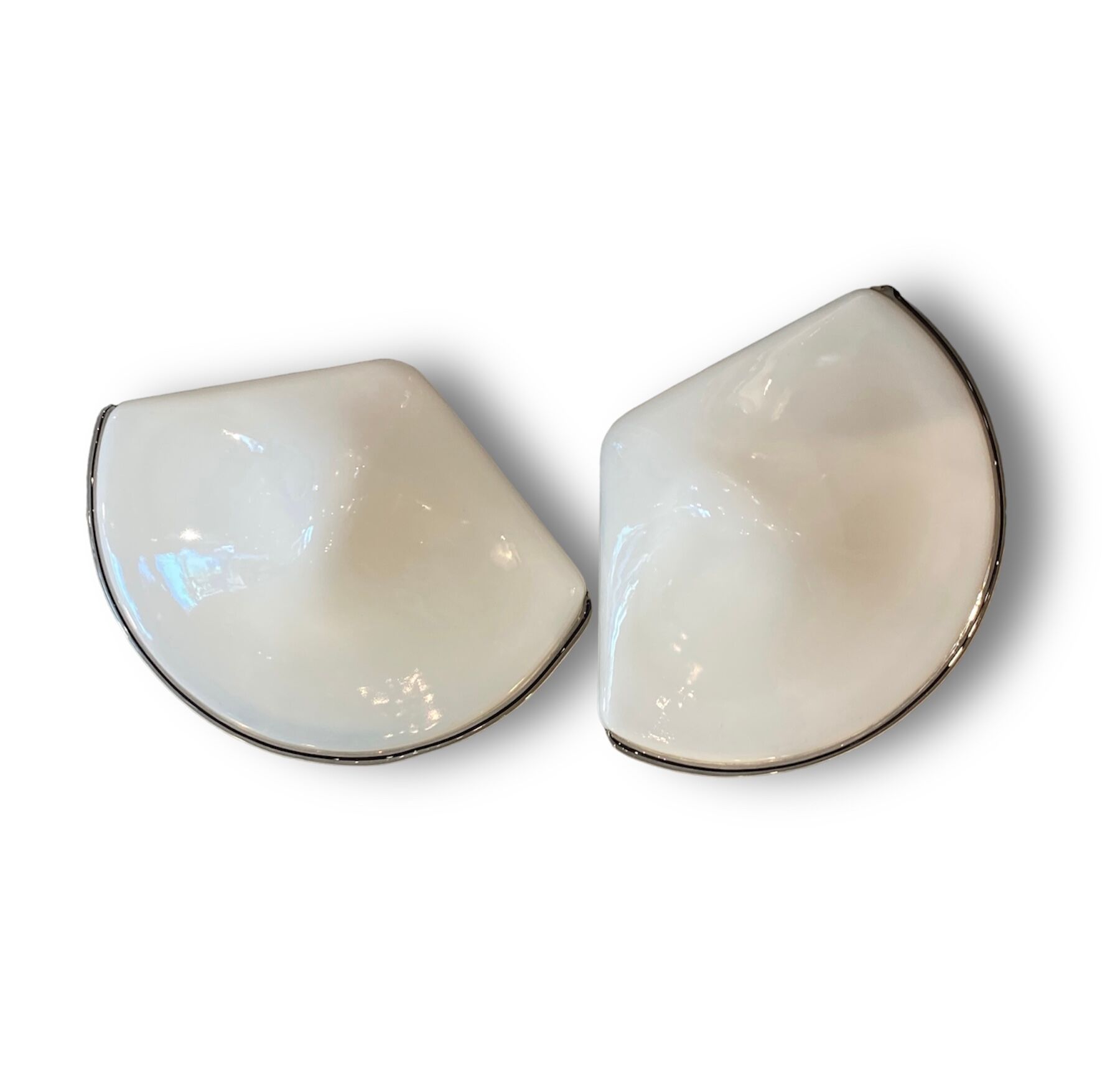 Paire d'appliques en verre de Murano années 70