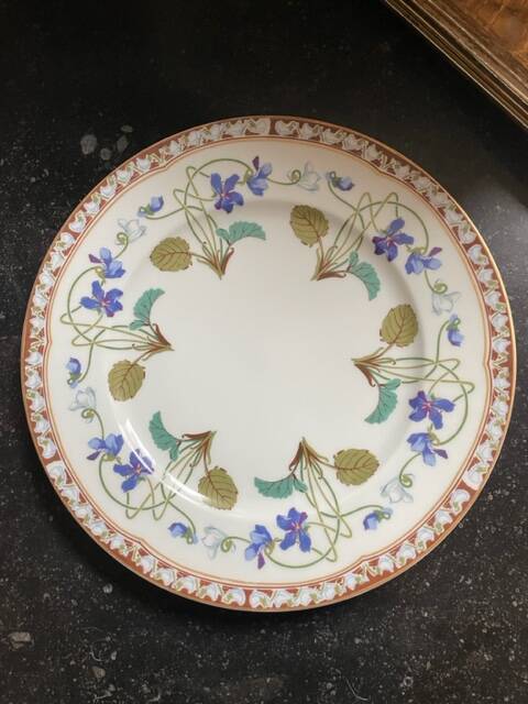 Empress Eugénie plate, Haviland, Limoges