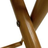 vintage side table stool thonet style webbing