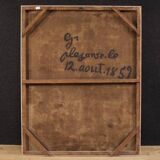 Great 17th century Italian painting, philosopher in his study