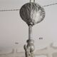 Mid-century portuguese green opaline glass hanging lamp 1960s