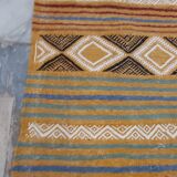 Tapis jaune berbère fait main 180×100cm