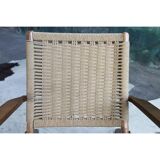 Scandinavian vintage folding armchair