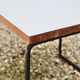 Table basse volante blanche de Pierre Guariche pour Steiner, années 50