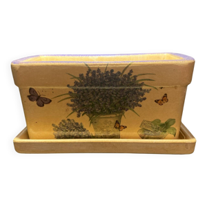 Jardinière en céramique - jaune