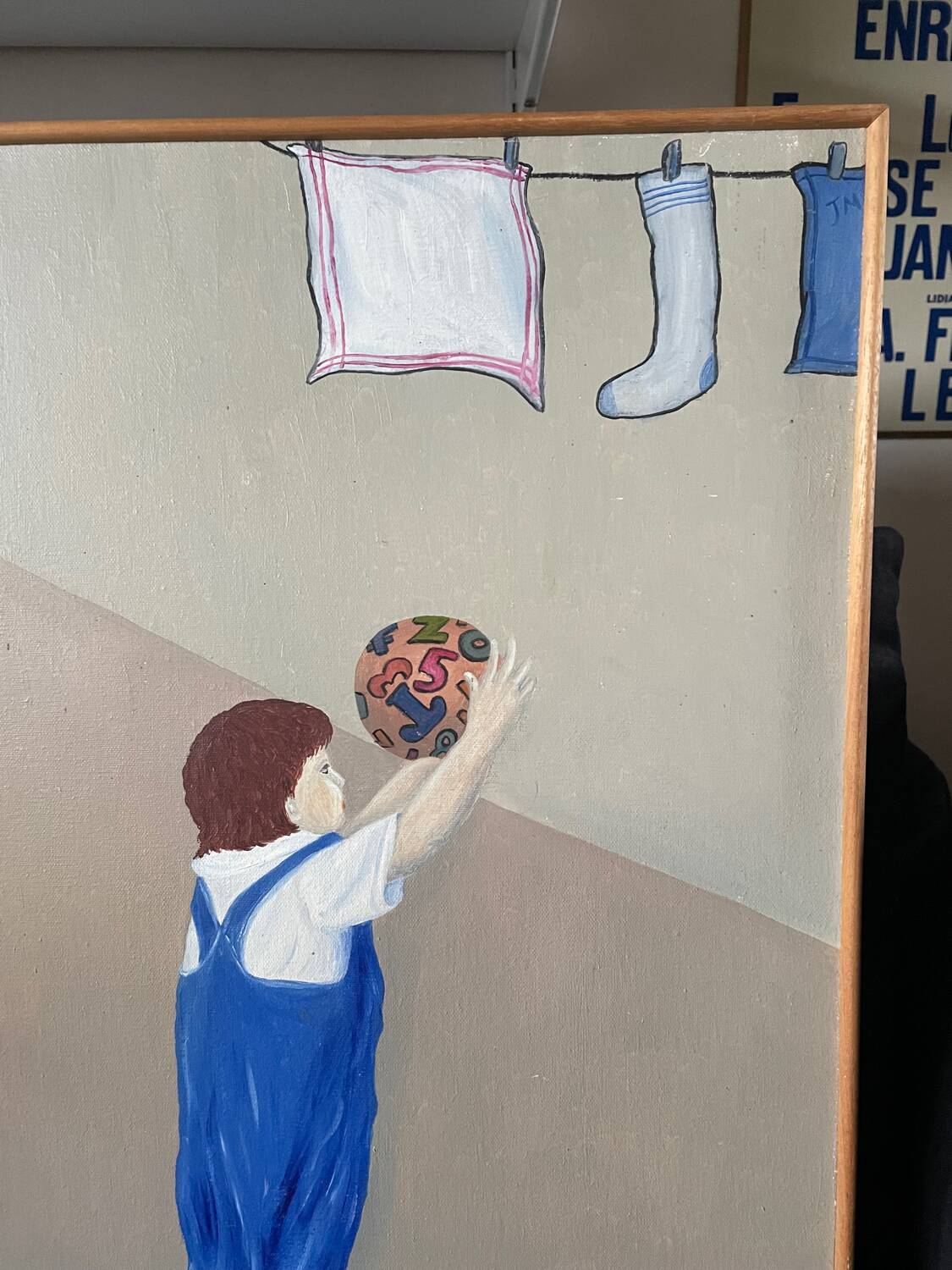 L'enfant au ballon - art figuratif contemporain