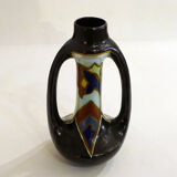 Vase amphora faience mate