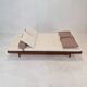 Teak Daybed with Hermes Cushions and Bolster, 1960s