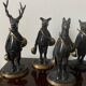 Bronze animal statuettes