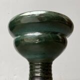 Brutalist studio pottery vase in East German style from the mid-century by Kerstin & Ralf Unterstab for Kunsttöpferei Unterstab KTU, 1960s.