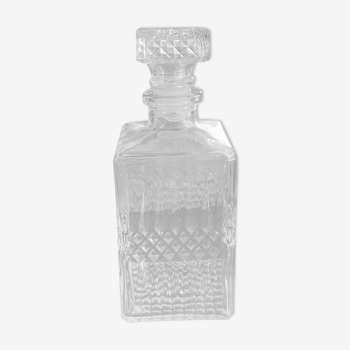 Cut glass whiskey decanter