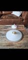 Vintage opaline pendant light