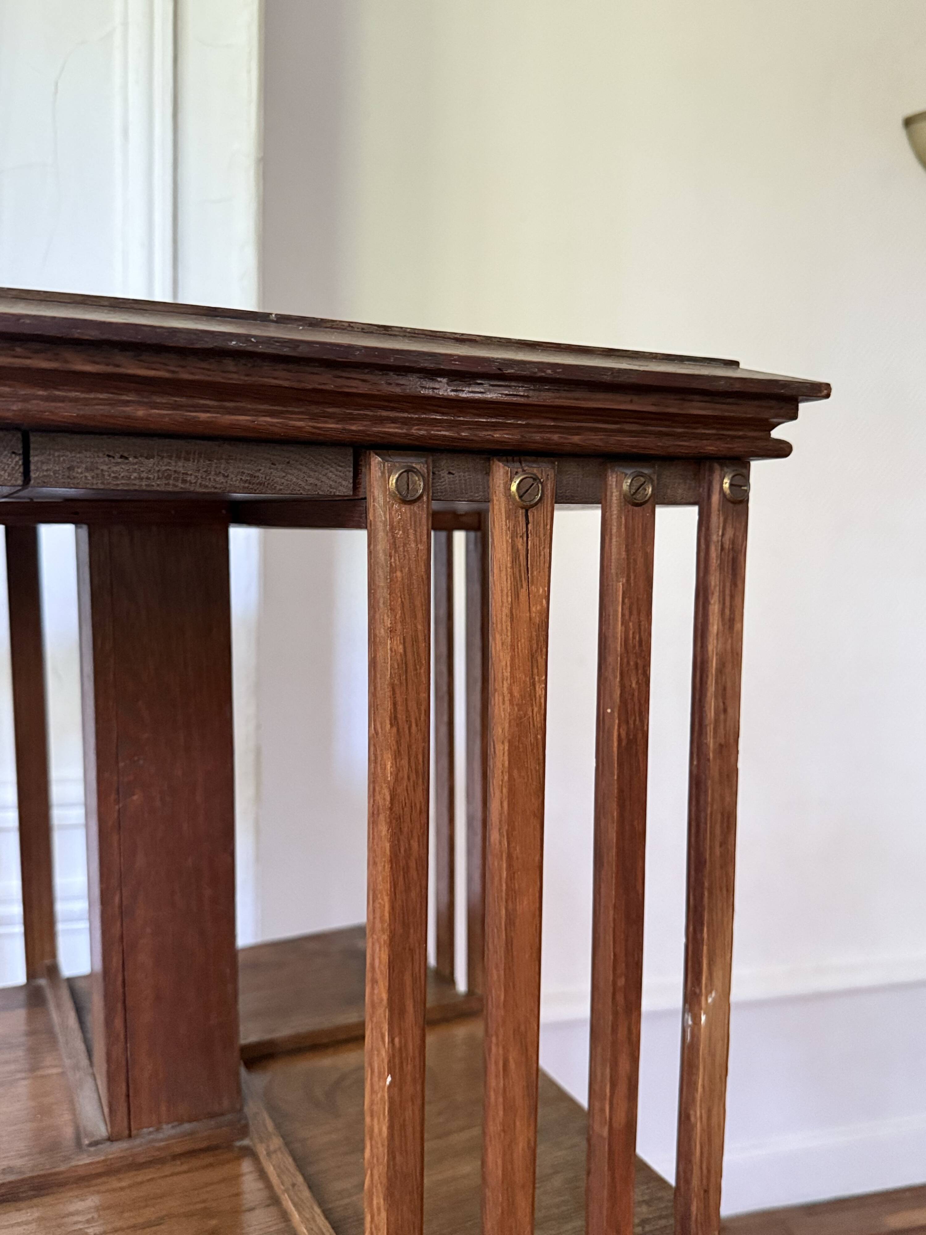 Large rotating library from the early 20th century