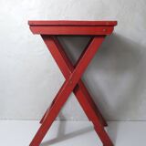 old folding wooden side table