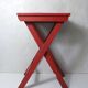 old folding wooden side table