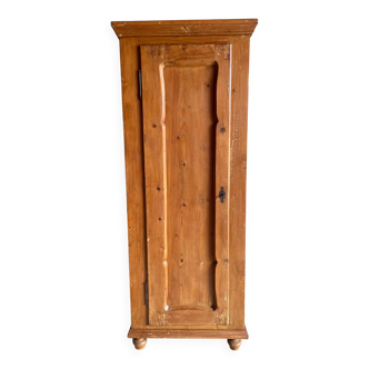 Armoire continentale antique en pin - Garde-manger à une porte du XIXe siècle de style A
