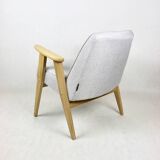 Fauteuil Modèle 366 Bouclé Beige par Józef Chierowski, 1970s