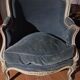 Armchairs bergère cabriolet style louis xv