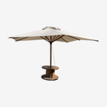 Parasol structure en bois exotique