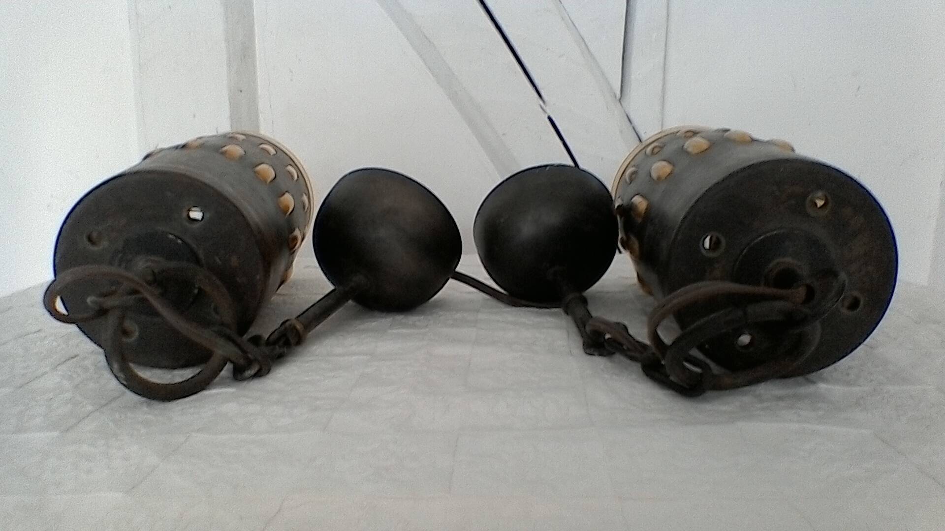 Nanny still mc kinney pendant lights, vintage.