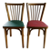 Pair of Baumann bistro chairs, No 12, 1960s