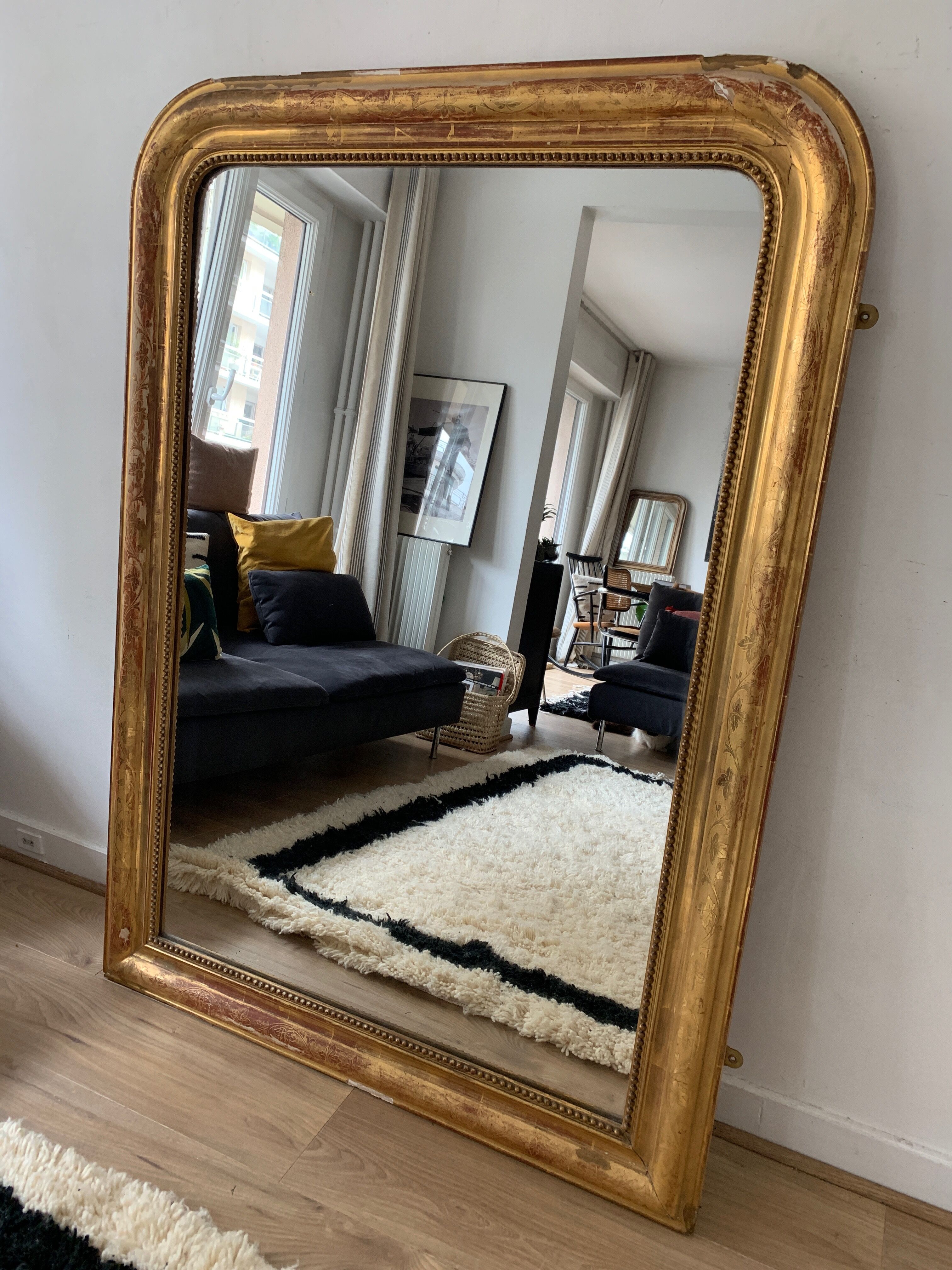 Large mirror Louis Philippe 102x140cm