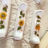 12 earthenware knife holders from Moustiers Sainte Marie at the time of the earthenware makers