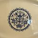 Old Dish Basket Vegetable Dish Earthenware Gien Rouen Renaissance Blue Model