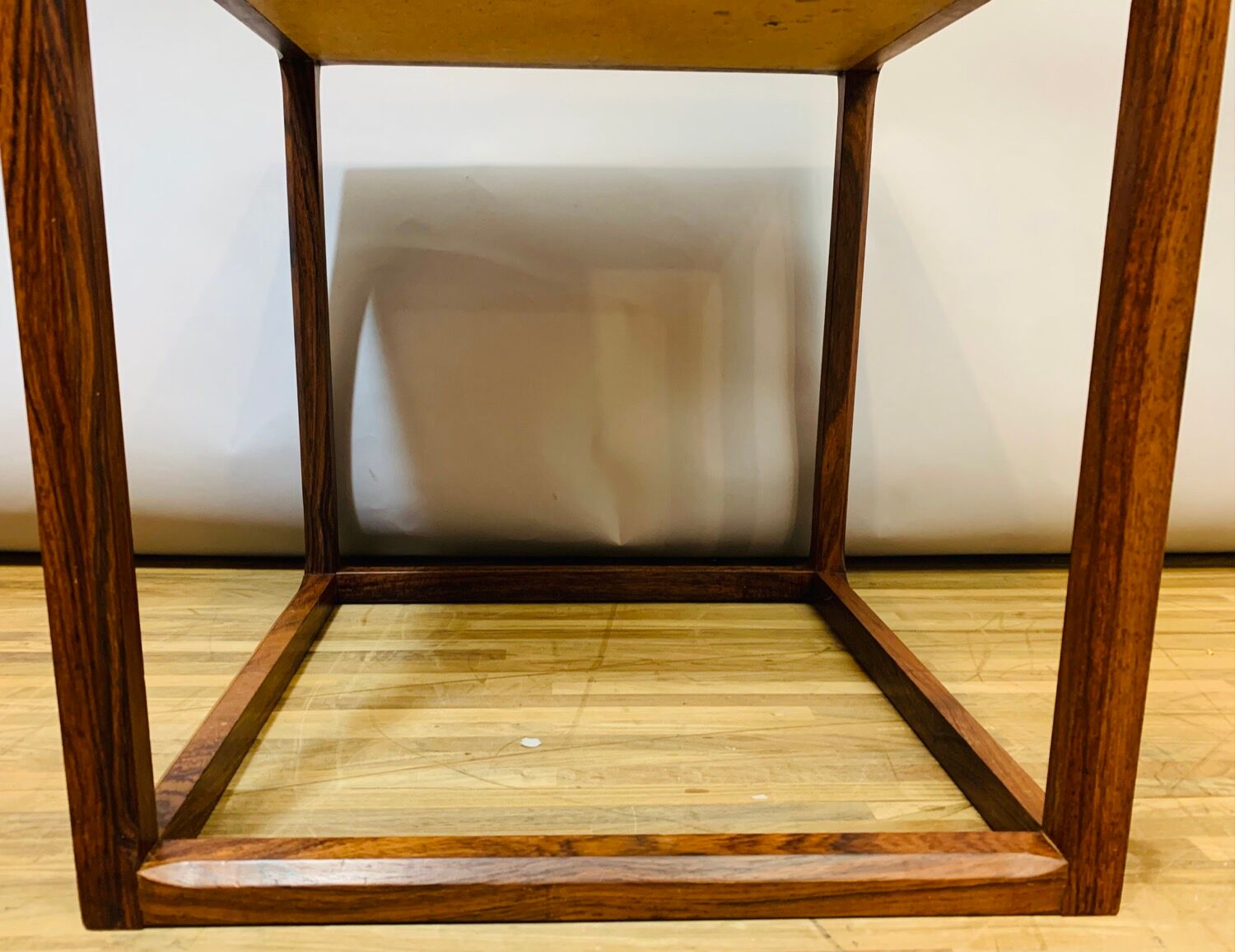 1960s aksel kjersgaard rosewood tiled coffee table