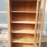 Parisian cabinet glazed raw wood