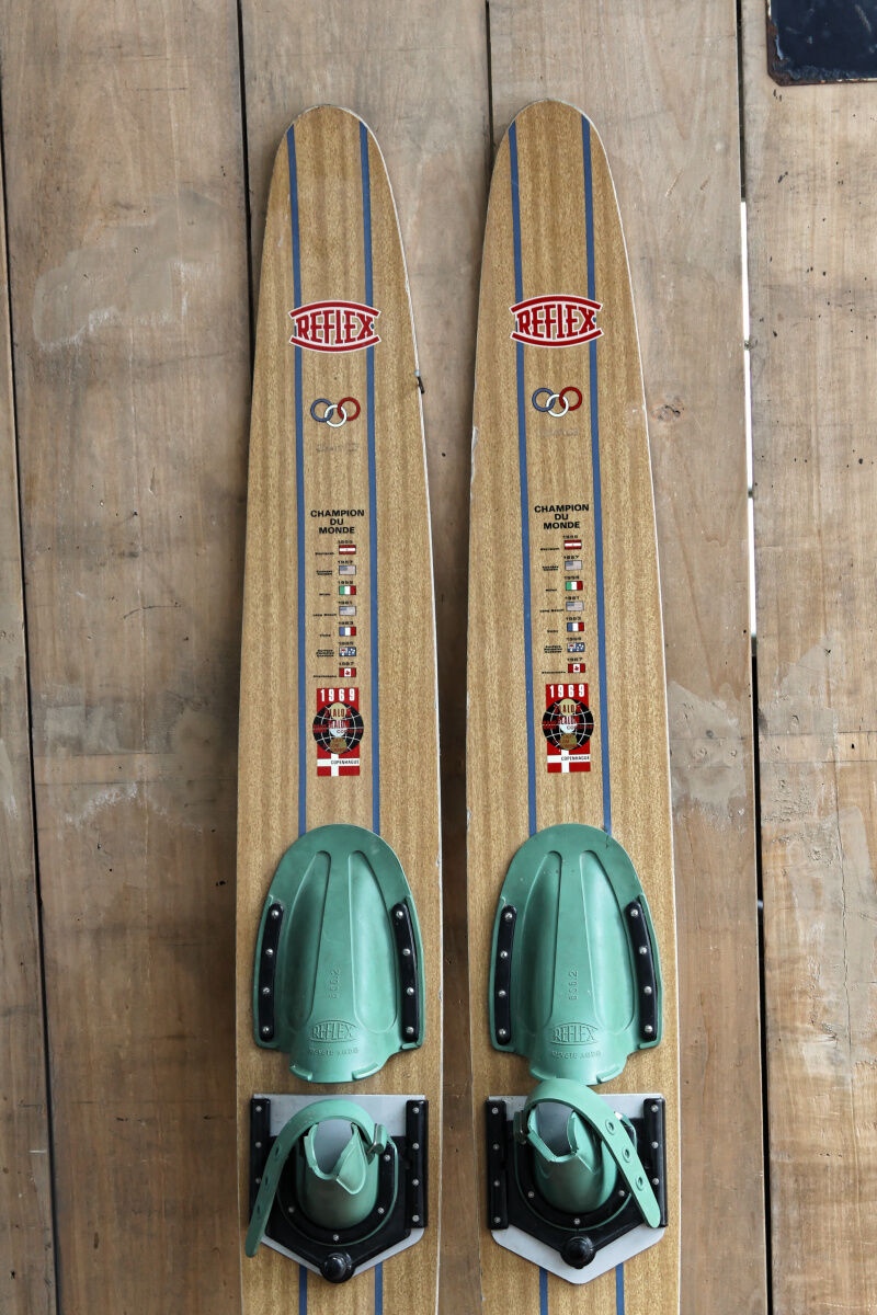 Paire de skis nautiques reflex, 1969