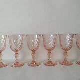 Set 6 stemmed glasses Rosaline Luminarc