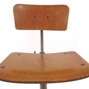 Friso Kramer style plywood atelier drawing table chair
