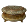 Old jewelry box box in solid bronze France 19th
