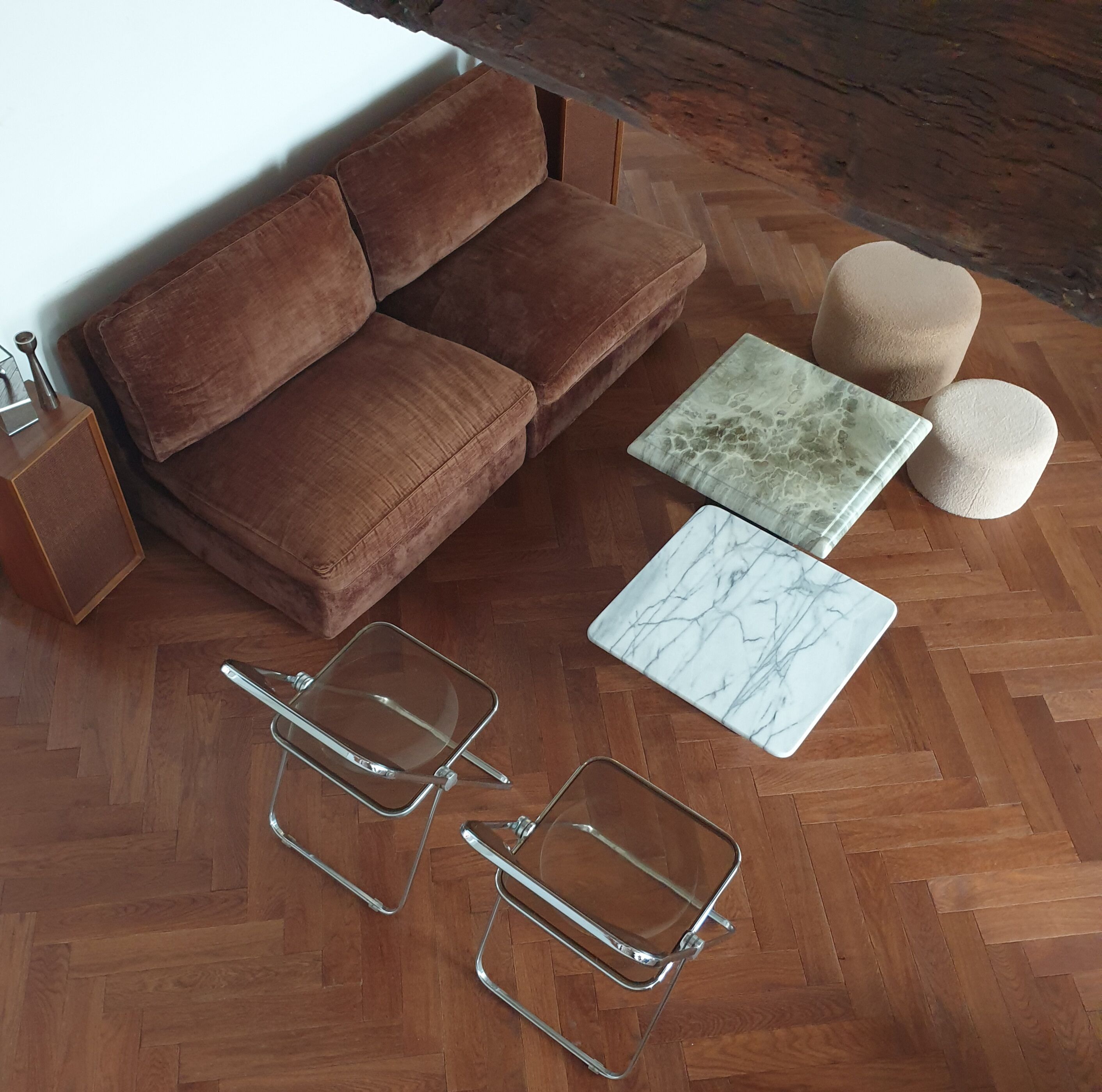 Plia chairs by Giancarlo Piretti 70