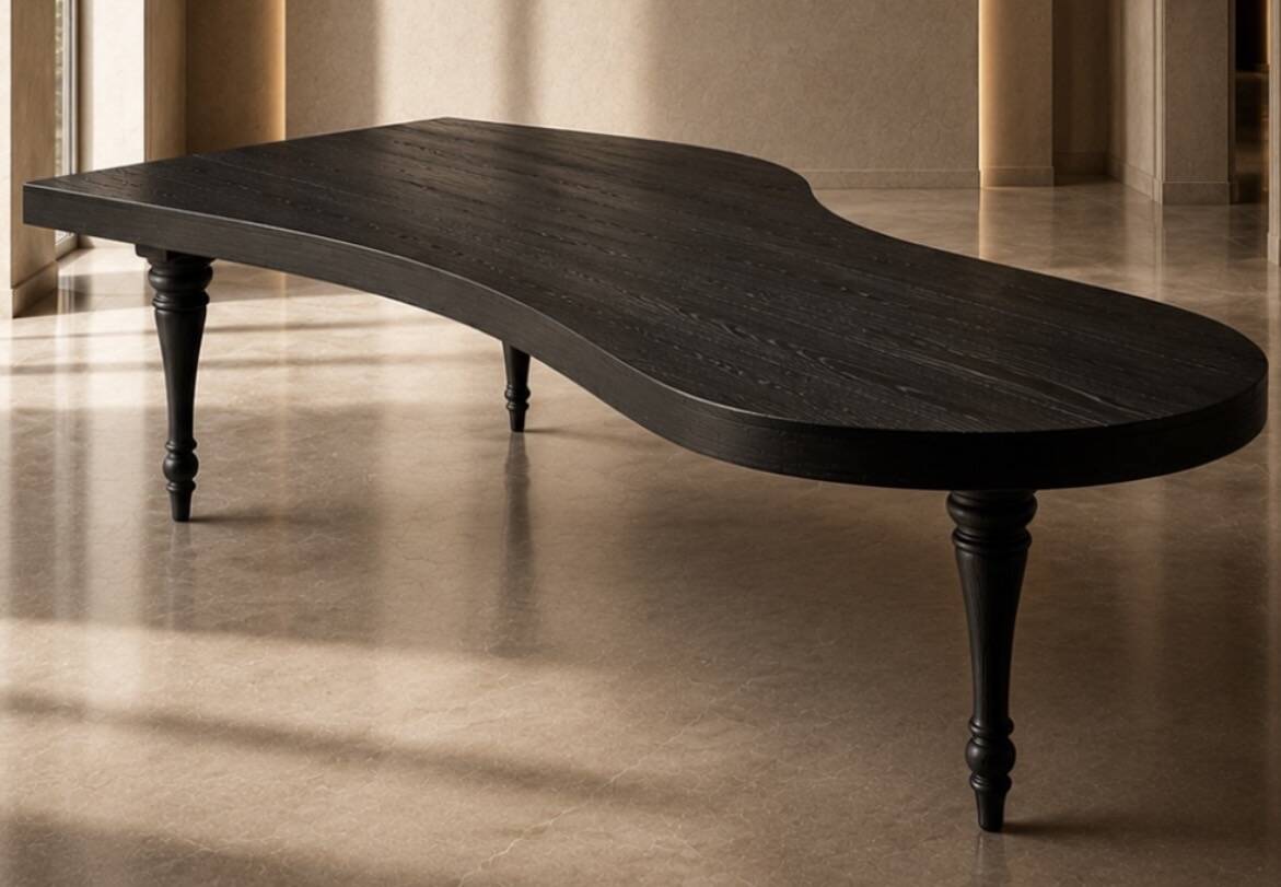 Table organique noire