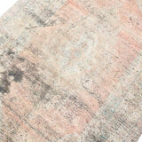 Turkish vintage area rug 221x112cm