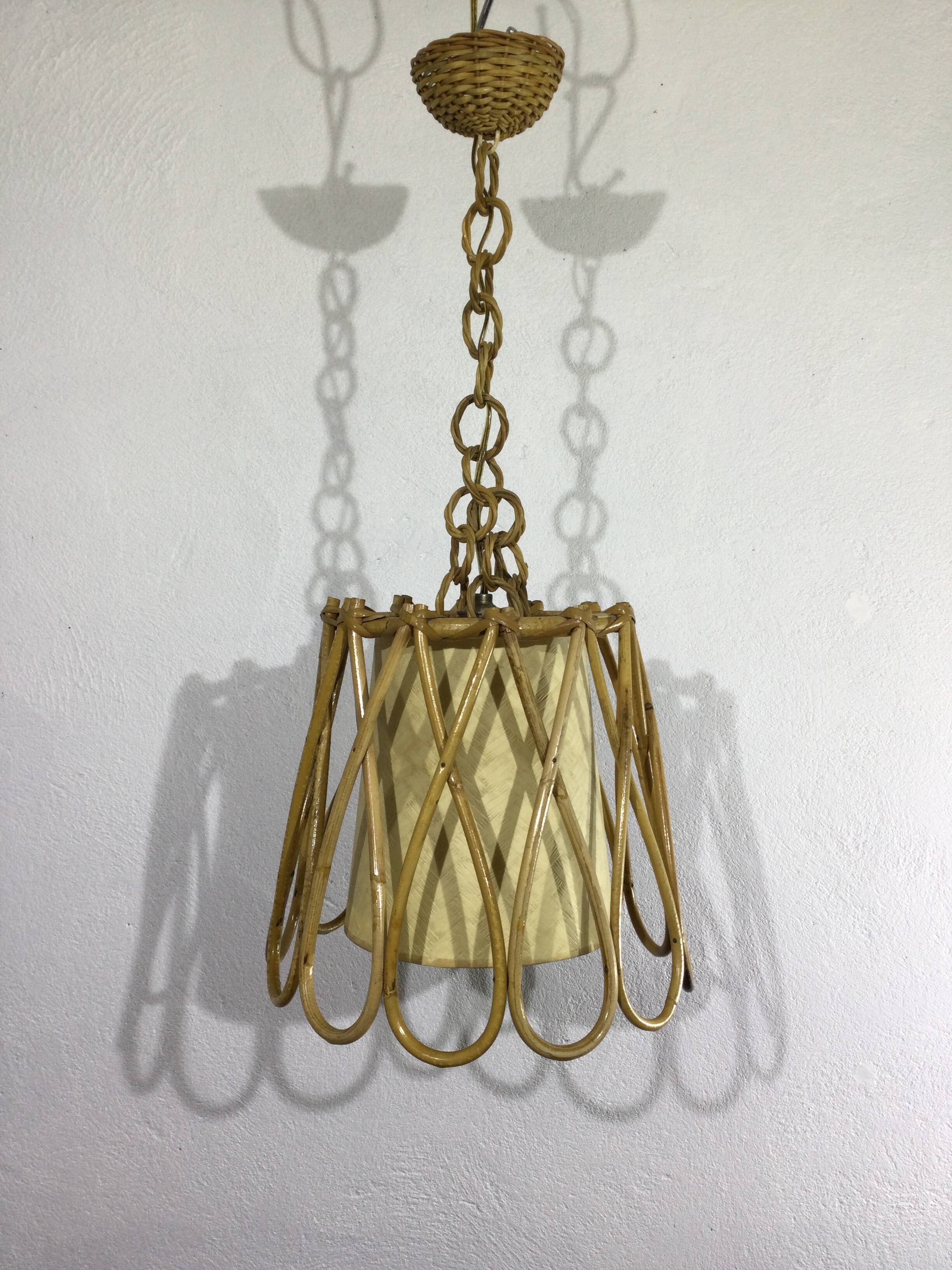 Rattan suspension