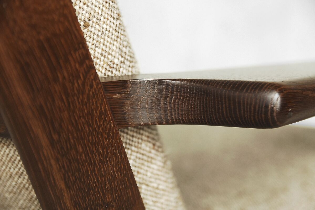 GE 290 armchair by Hans J. Wegner for Getama, 1960