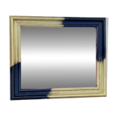 Miroir Noir et doré 64 x 53