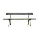 Former early 20th cast iron garden bench