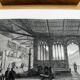 Camposanto, Pisa, old engraving, printed in 1841.